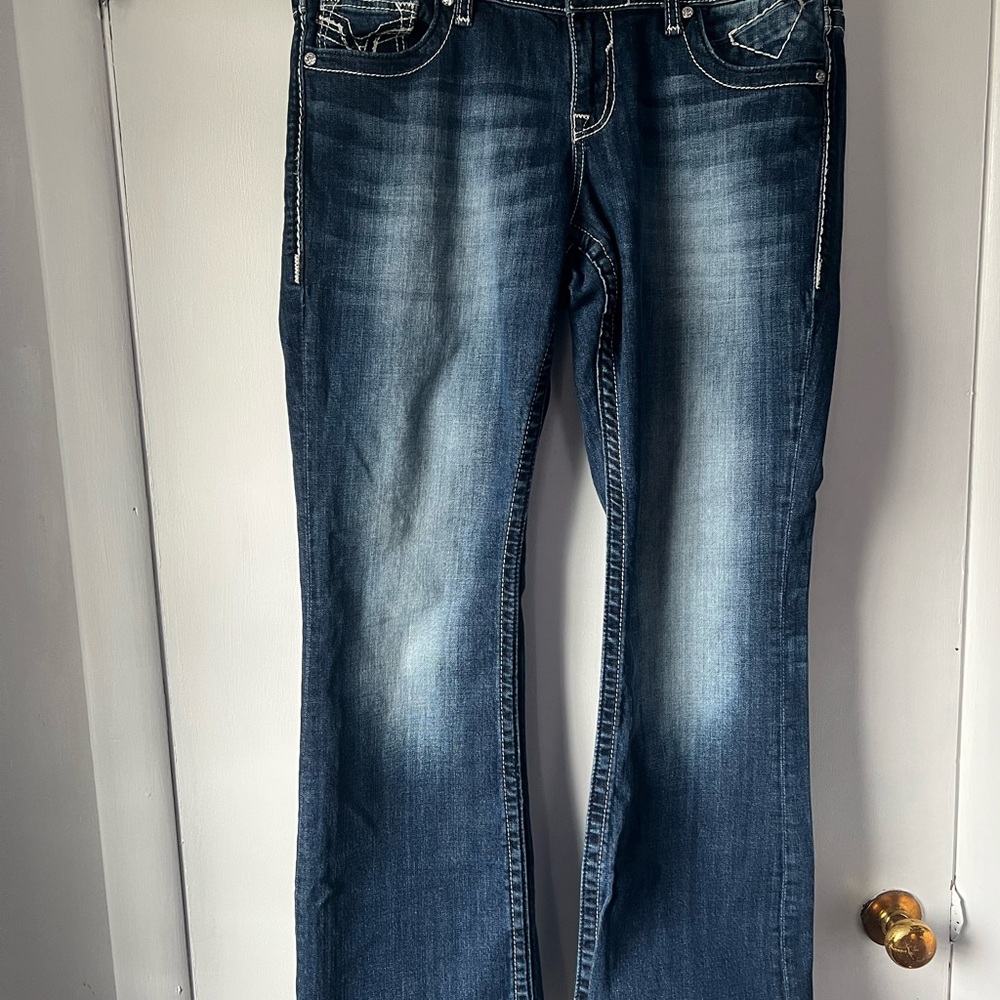 Vigoss Women's Boot Cut Jeans - Size 14x33 - Picture 2 of 10